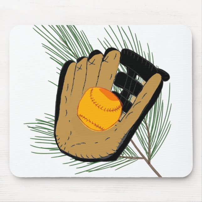 Mouse Pad for Young Boy with Glove & Boll Musmatta (Framsidan)