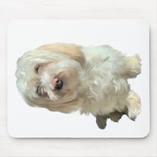 Mouse Pad Havanese Hund Musmatta (Framsidan)