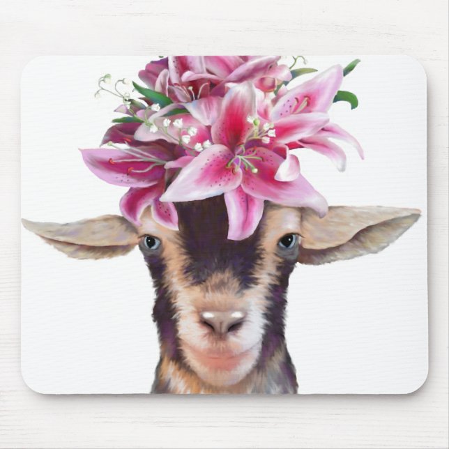 Mouse Pad Lily the Goat Musmatta (Framsidan)