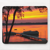 Mouse Pad med Sunset över Castlerock Sjö