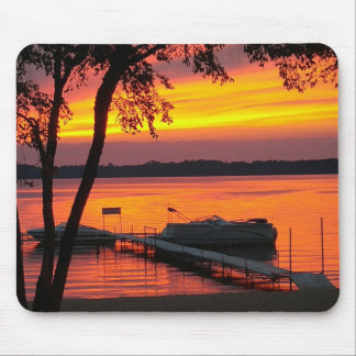 Mouse Pad med Sunset över Castlerock Sjö Musmatta