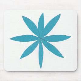 Mouse Pad med turkos Star Musmatta
