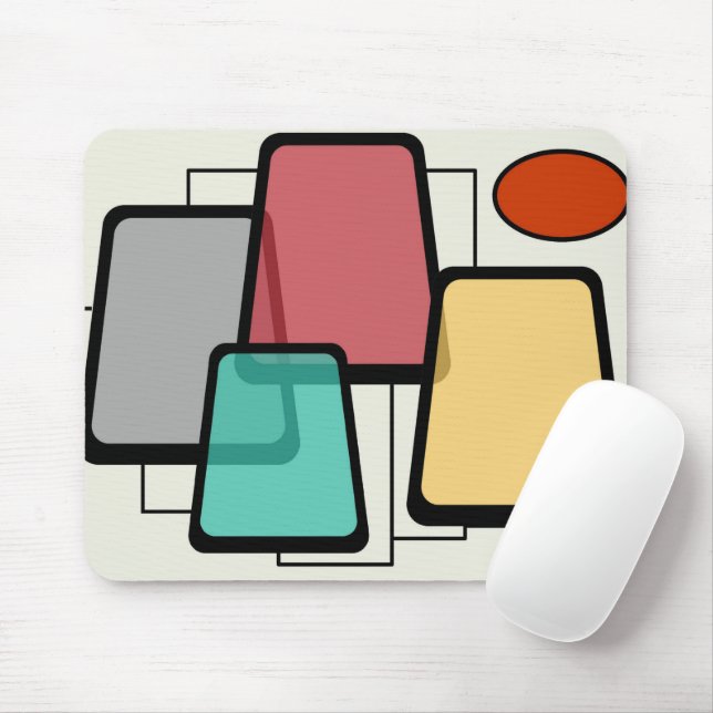 Mouse Pad MidMod Art liggande 1.1 Musmatta (Med mus)