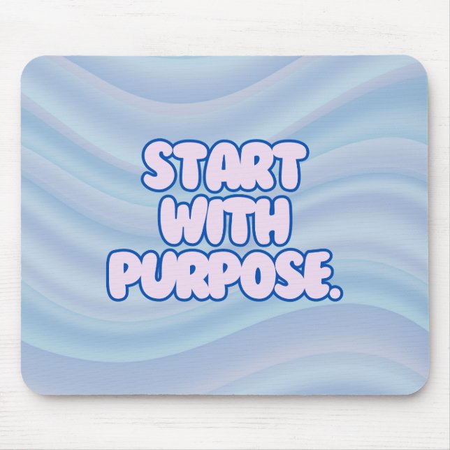 Mouse Pad – Modern Inspirational Desk Accessory Musmatta (Framsidan)