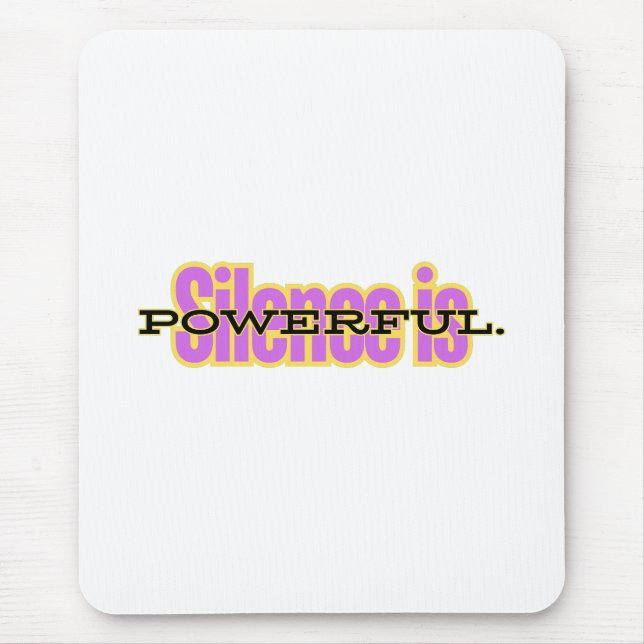 Mouse Pad – Modern Minimalist Inspirational Desk  Musmatta (Framsidan)