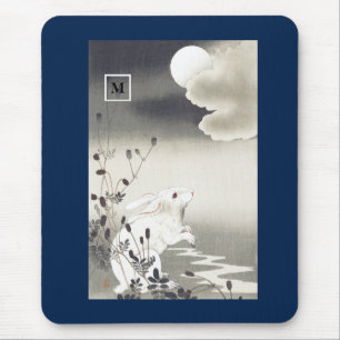 MOUSE PAD RABBIT AVSEENDE MÅNE JAPANESE MUSMATTA