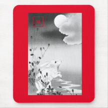 MOUSE PAD RABBIT AVSEENDE MÅNE JAPANESE