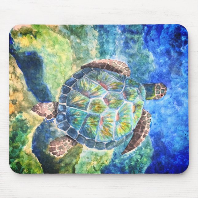 Mouse Pad Sea Turtle #2 A Musmatta (Framsidan)
