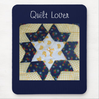 Mouse Pad - Star Quilt Pattern Musmatta