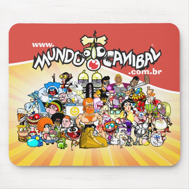 Mouse Pad Turma Mundo Canibal Musmatta (Framsidan)