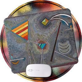 MOUSE PAD - "Weissgebunden" - Abstrakt - Kandinsky Musmatta