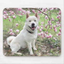 Mouse Pad - White Akita Musmatta