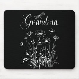 Mouse Pad - Wildblomma Dragonfly Grandma Musmatta