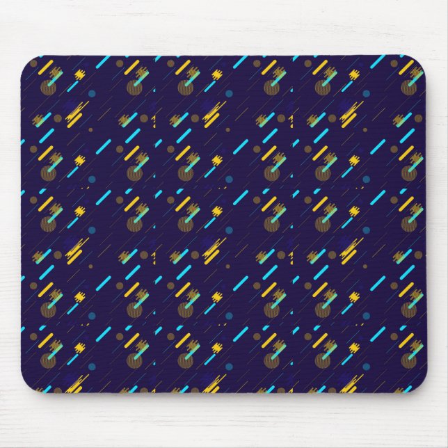 Mouse pad with a vibrant space-themed design musmatta (Framsidan)