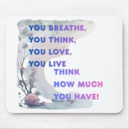 Mouse pad with an inscription musmatta