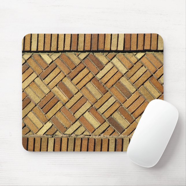 Mouse Pad - Woven Brick Mönster Musmatta (Med mus)