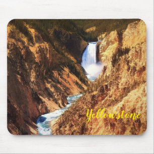 Mouse Pad-Yellowstone Falls Musmatta