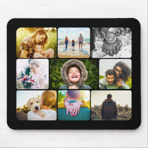 Mouse Pad Your 9 Photos Template Collage Ram Musmatta
