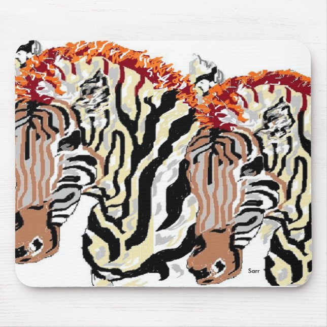 Mouse-Pad /Zebra Musmatta (Framsidan)