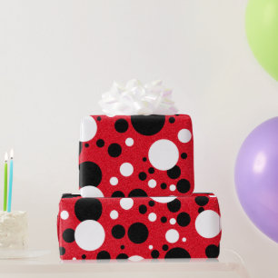 Mouse Party Firande Polka-Dot Wrapping Papper Presentpapper