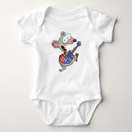 Mouse playing guitar with ease and joy t shirt