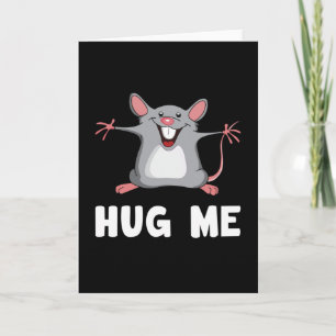 Mouse Råtta Animal Pet Cheese Kärlek Funny Gift Id Kort