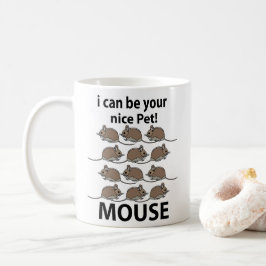 Mouse Råtta kan jag vara din trevliga sällskapsmus Kaffemugg