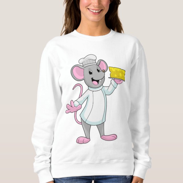 Mouse som Cook med Cheese T Shirt (Framsida)
