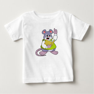 Mouse som lärare med Bok T Shirt