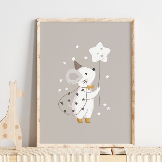Mouse Star Baby Magic Namn Poster | Utskrift av vä (Skapare uppladdad)