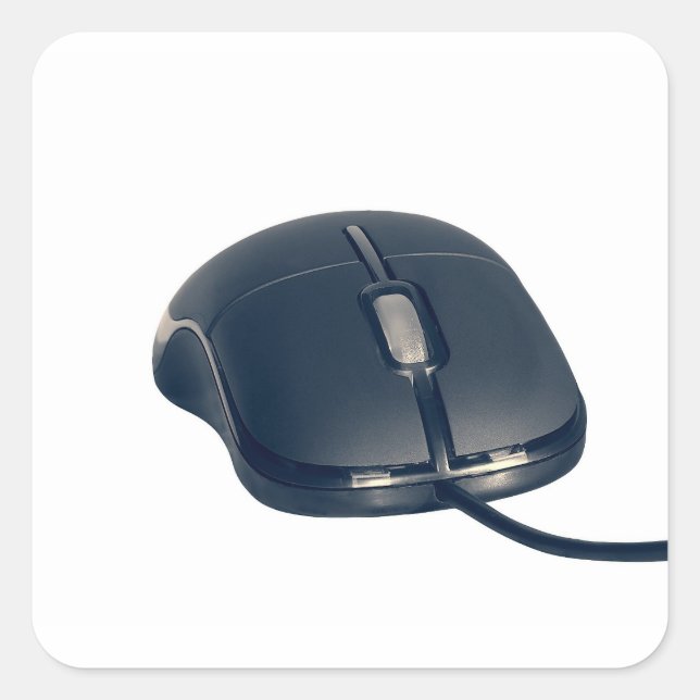 Mouse Sticker Fyrkantigt Klistermärke (Framsida)
