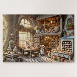 Mouse Tiny Tail Bakery Woodland Kitchen Pussel