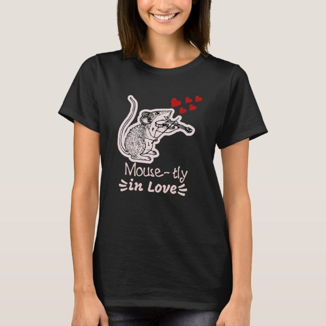 Mouse-tly in Love T Shirt (Framsida)
