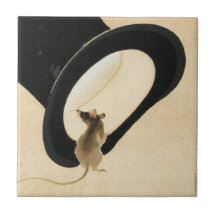 Mouse Top hat kinesisk Råtta-år Zodiac Birthday CT