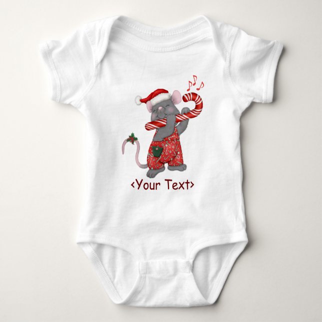 Mouse Tunes Santa Tee Shirt (Framsida)