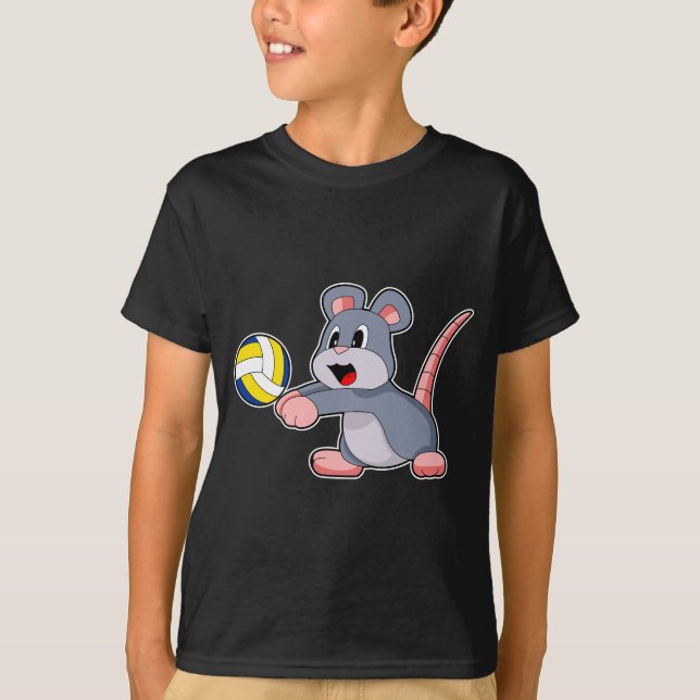 Mouse Volleyball T Shirt (Framsida)