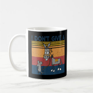 Mouse Walking a Donkey I Don Ge Råttor Kaffemugg