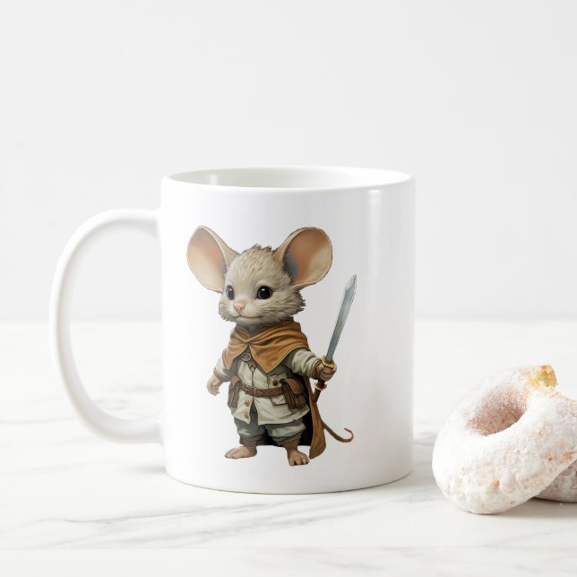 Mouse Warrior Kaffemugg (Med munk)