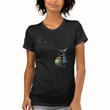 Mouse Wizard & Magic Cauldron - Spooky Cute Tee