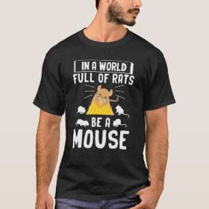 Mouse Women Manar Kids Mice Råtta Little Mouse Cow T Shirt