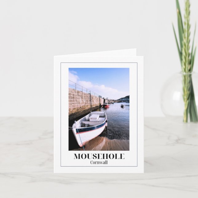 Mousehål Harbour, Cornwall Kort (Framsida)