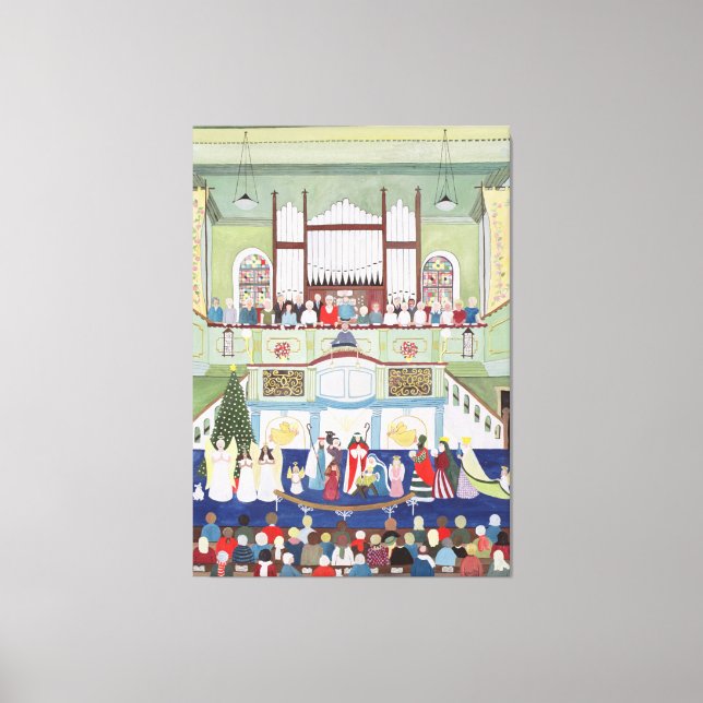 Mousehål Methodist Chapel Cornwall Canvastryck (Framsida)