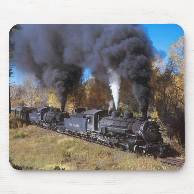 Mousemat för Denver & Rio Grande ångajärnväg Musmatta (Framsidan)
