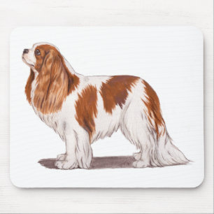 Mousemat: stolt spaniel för kung charles musmatta