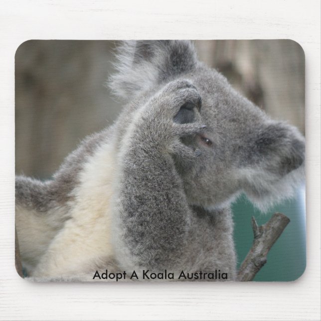 Mousepad Adopt A Koala Australia Tass Musmatta (Framsidan)
