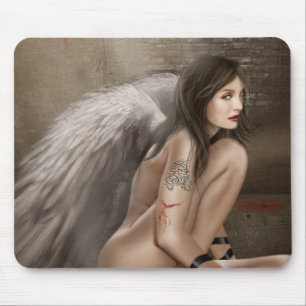 Mousepad Angel mörk Musmatta