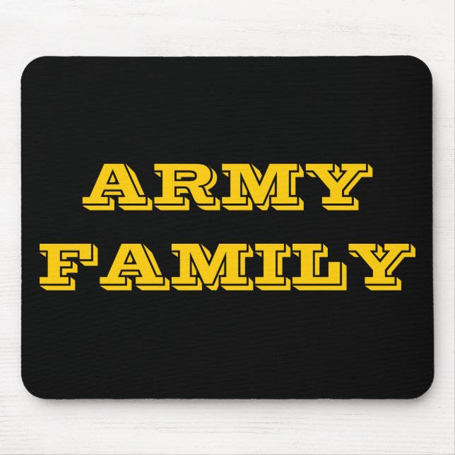 Mousepad Arméfamilj Musmatta (Framsidan)