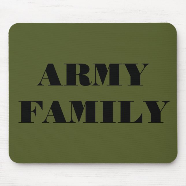 Mousepad Arméfamilj Musmatta (Framsidan)