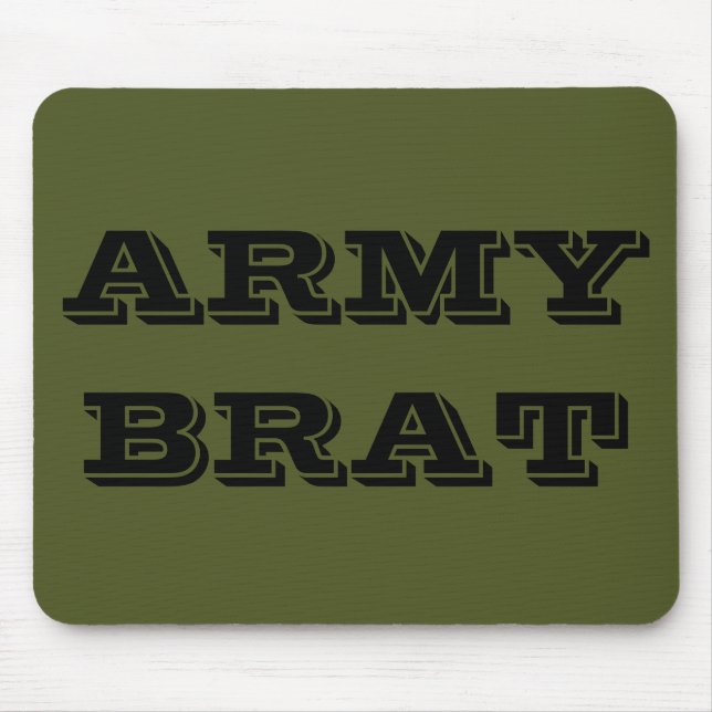 Mousepad Army Brat Musmatta (Framsidan)