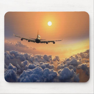 MousePad - Aviacão com pôr-do-sol Musmatta